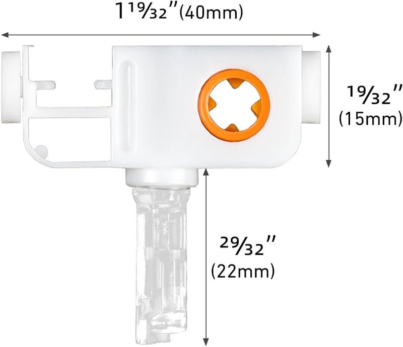Rollerhouse 20 PCS Vertical Blinds Replacement Stems and Gears – Ideal for Standard Vertical Blinds,Easy Snap-On Installation - Image 2